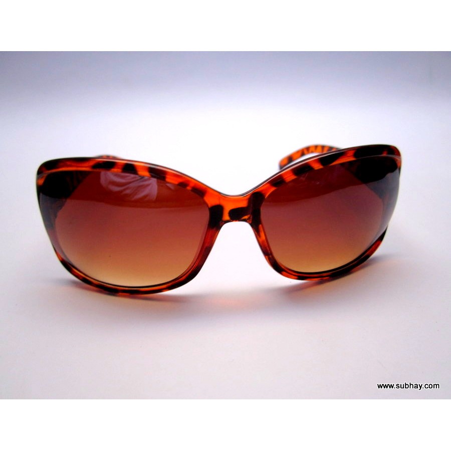 Sunglasses For Her Brown & Black Frame / Light Brown Gradient Lenses SG-06
